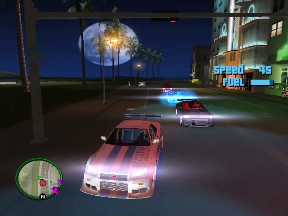 GTA Vice City NFS Underground 2018 (2021 Update) - Nissan Skyline GT-R (R34) | City Drift - 3