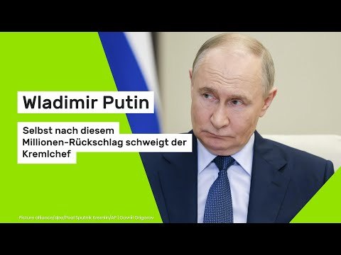 Wladimir Putin: Selbst nach diesem Millionen-Rückschlag schweigt der Kremlchef