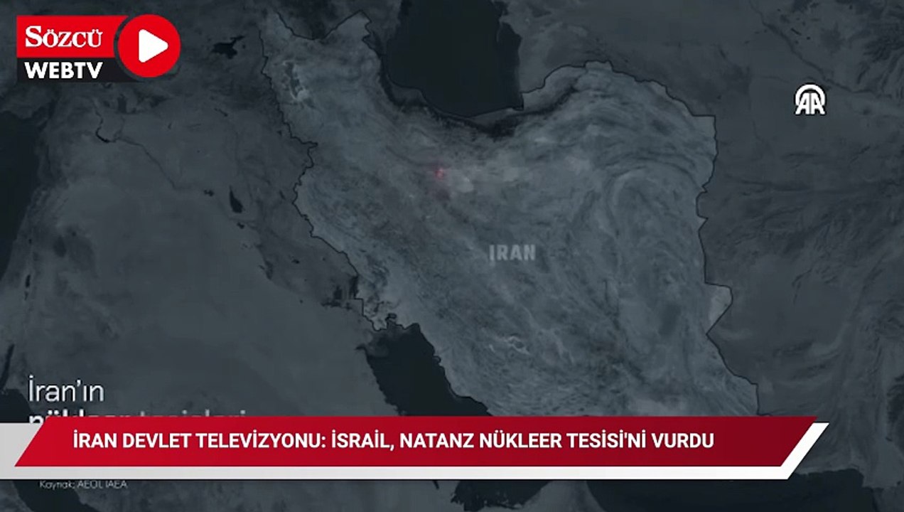 İran devlet televizyonu: İsrail, Natanz Nükleer Tesisi'ni vurdu