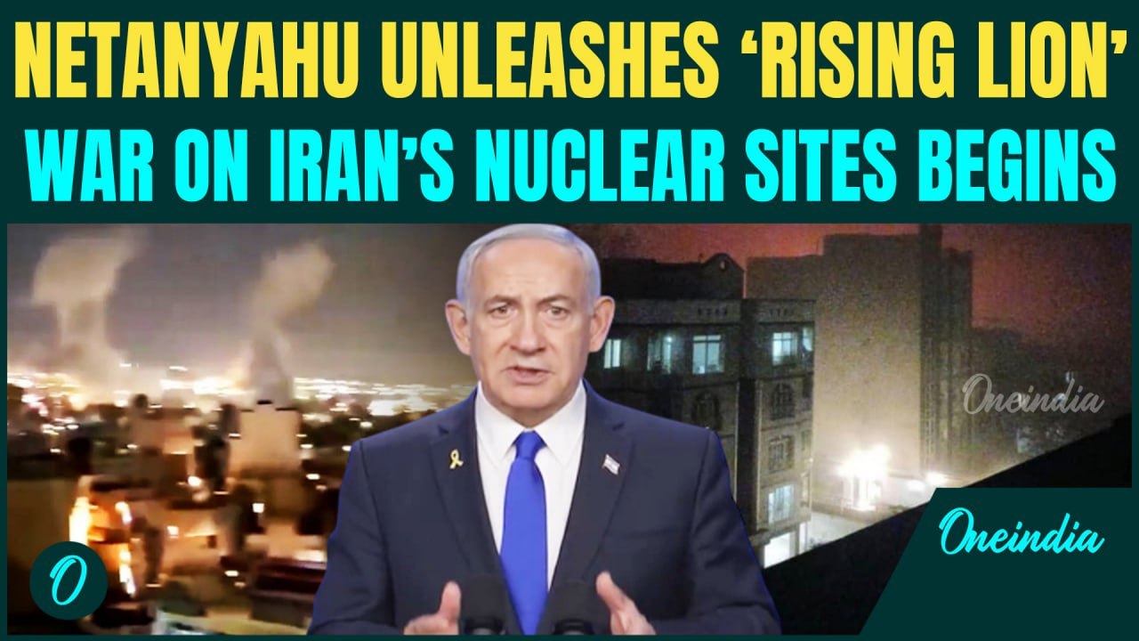 Operation Rising Lion Begins: Netanyahu Bombs Iran’s Nuclear Sites, Trump Watches Middle East Spiral