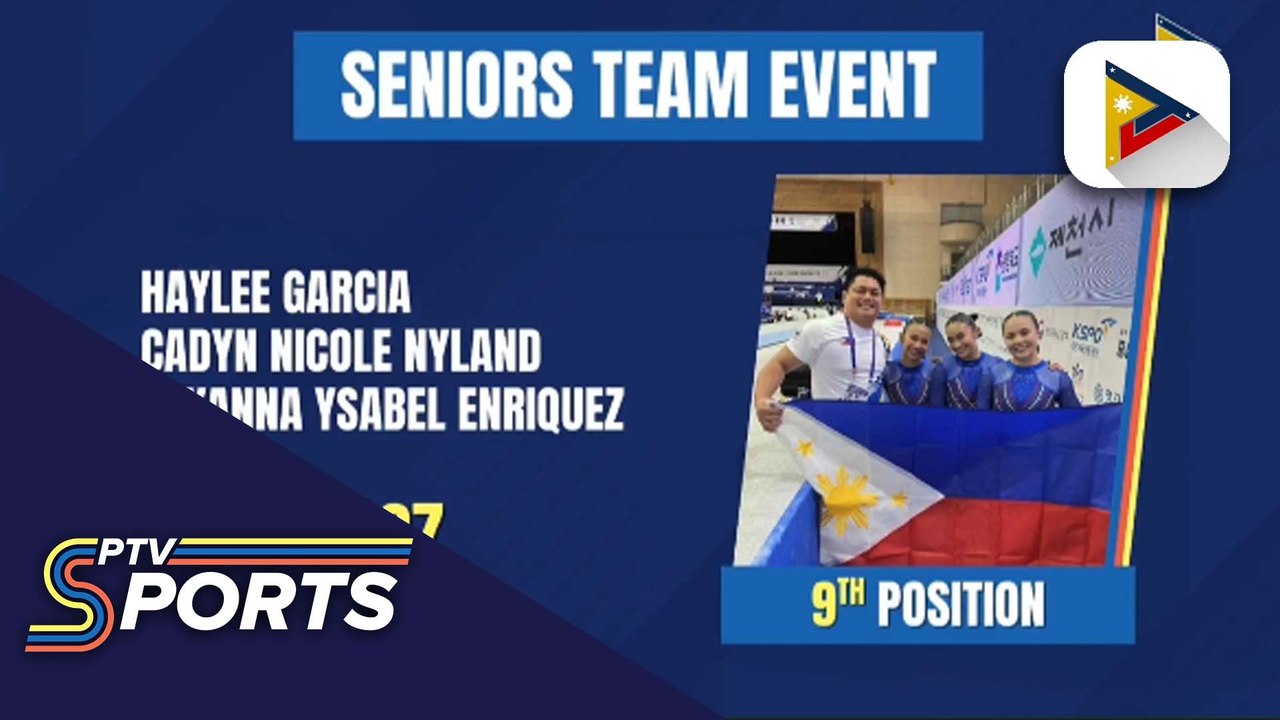PH Senior Women’s Artistic Gymnastics Team, nagpakitang gilas sa 2024 Artistic Gymnastics Asian Championships