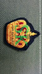 Royal Crown Bullion Embroidered Blazer Crest Patch, Embroidery bullion badges