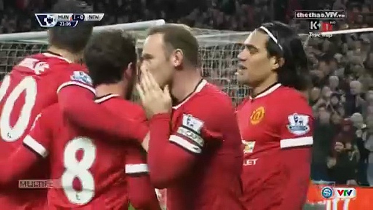 Man United 3-1 Newcastle United - Goals and Highlights (26/12/2014) | K+1 HD