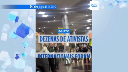 Egito impede ativistas de marcharem até Gaza para chamarem a atenção para a crise humanitária