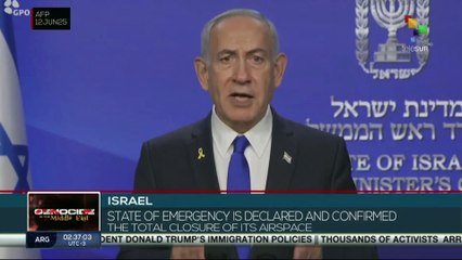 Israel, State of Emergency is declared and confirmed the total closure of its airspace