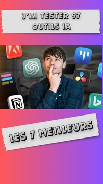 👉 J’ai testé 97 outils IA et j’ai trouvé les 7 meilleures 100% GRATUITES !