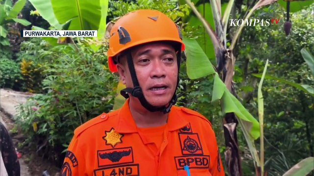 Terkini! Kondisi Lokasi Kejadian-Pengungsian Korban Tanah Bergerak di Purwakarta