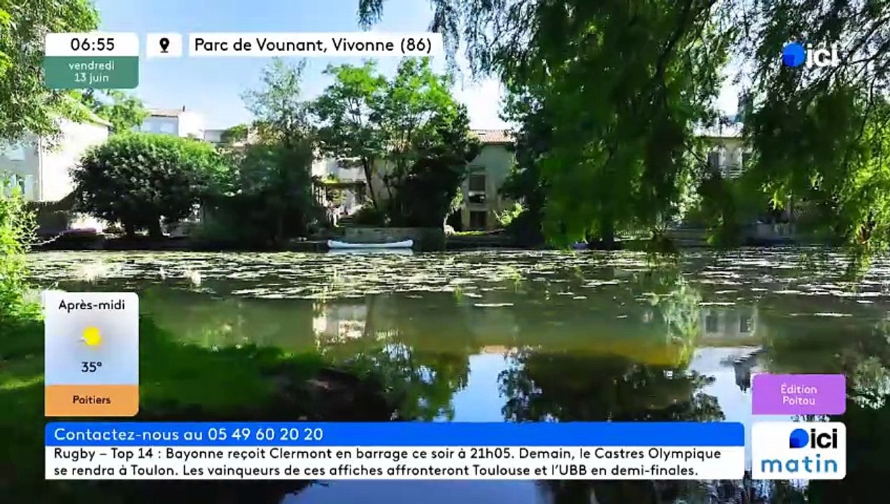 13/06/2025 - ici matin par ici Poitou en vidéo