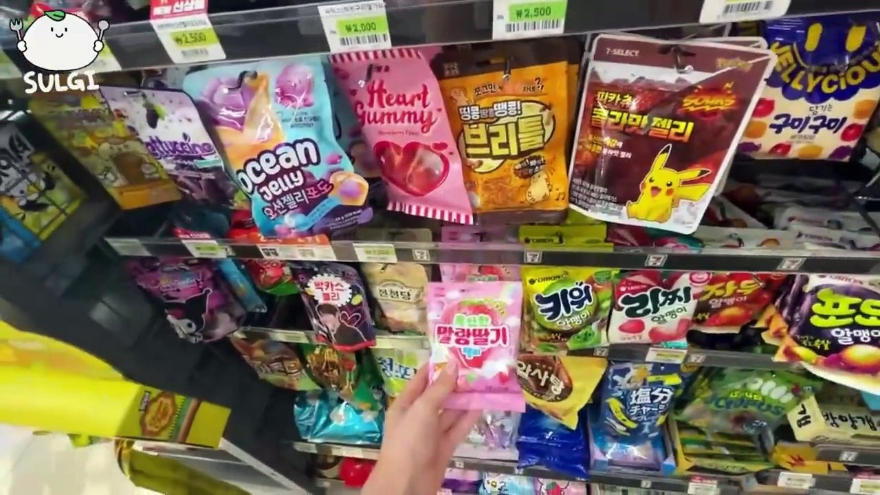 ASMR MUKBANG Pink Convenience store! Carbonara Fire Noodles, Spicy Tteokbokki, Sausage, Desserts.