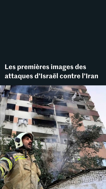 Israël : les premières images des attaques contre l’Iran