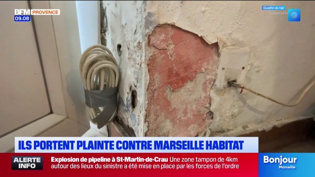 Mal logement: des locataires portent plainte contre Marseille Habitat