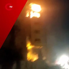 İran’ın başkenti Tahran’ın bazı bölgelerinde İsrail ordusu tarafından sivil yapılar hedef alındı