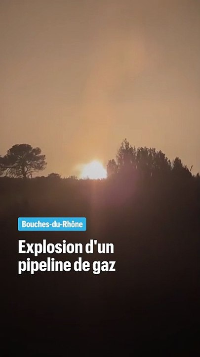 Explosion d’un pipeline de gaz près de Marseille
