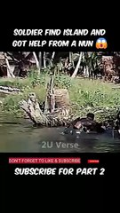 shorts movie explanation soldier find island and got help from a nun