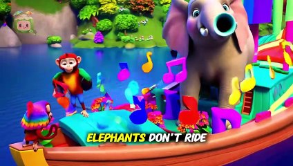 Bum Bum Elephants Song | Cocoturtle Nursery Rhymes & Kids Songs