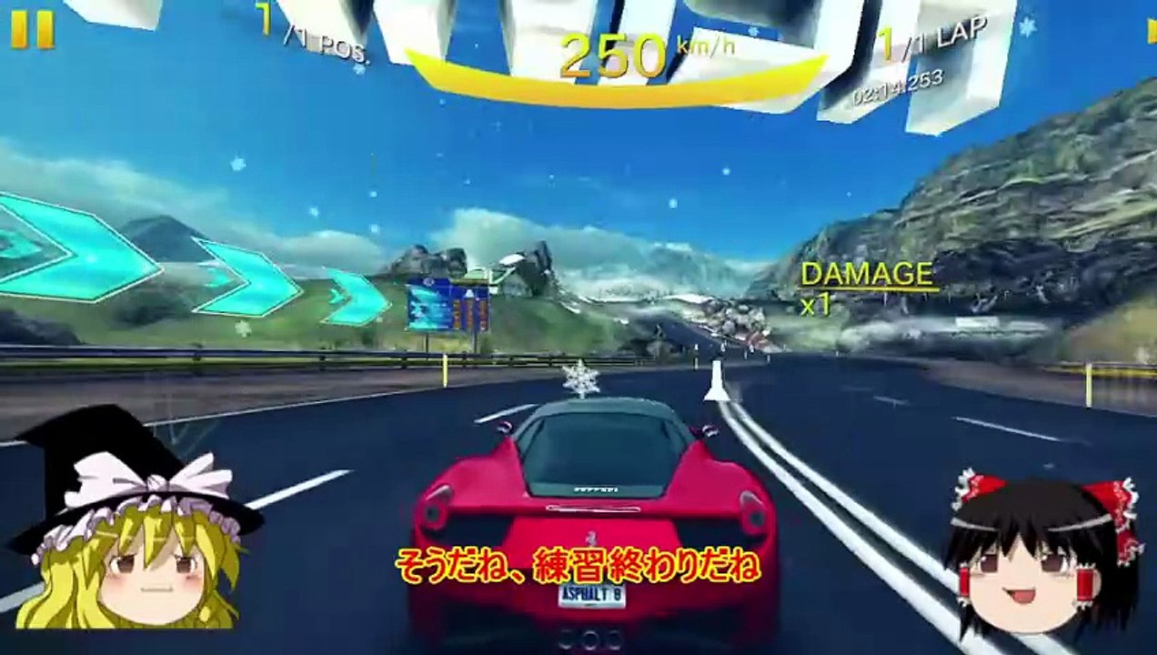[Yukkuri Game Commentary] Asphalt 8 Car Racing Game by Yukkuri Reimu and Yukkuri Marisa
