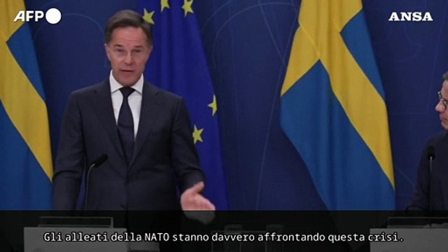 Attacco israeliano in Iran, Rutte: Priorita' e' ridurre l'escalation