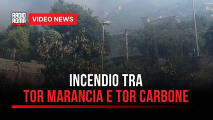 Fiamme a Tor Marancia, paura nelle abitazioni