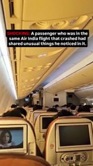 Passenger's SHOCKING Video from Crashed Air India Dreamliner (Amenities & AC Issues)