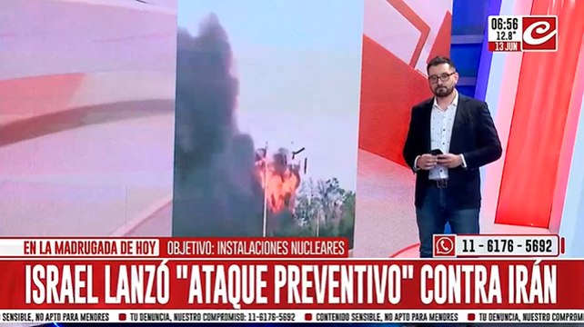 Tensión en Medio Oriente: Israel atacó a Irán y se esperan fuertes contraataques