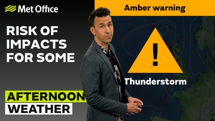 Met Office Friday Afternoon Weather Forecast 13/06/2025