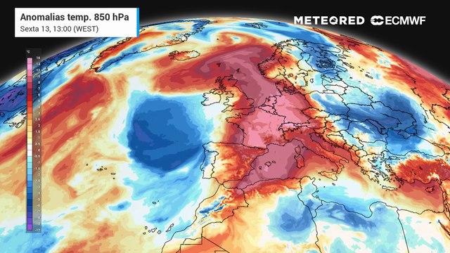 Com o aumento significativo das temperaturas no arranque da próxima semana, a anomalia térmica irá inverter-se