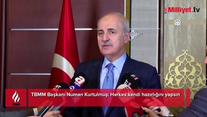 Meclis Başkanı Kurtulmuş'tan yeni anayasa çağrısı: Herkes kendi hazırlığını yapsın