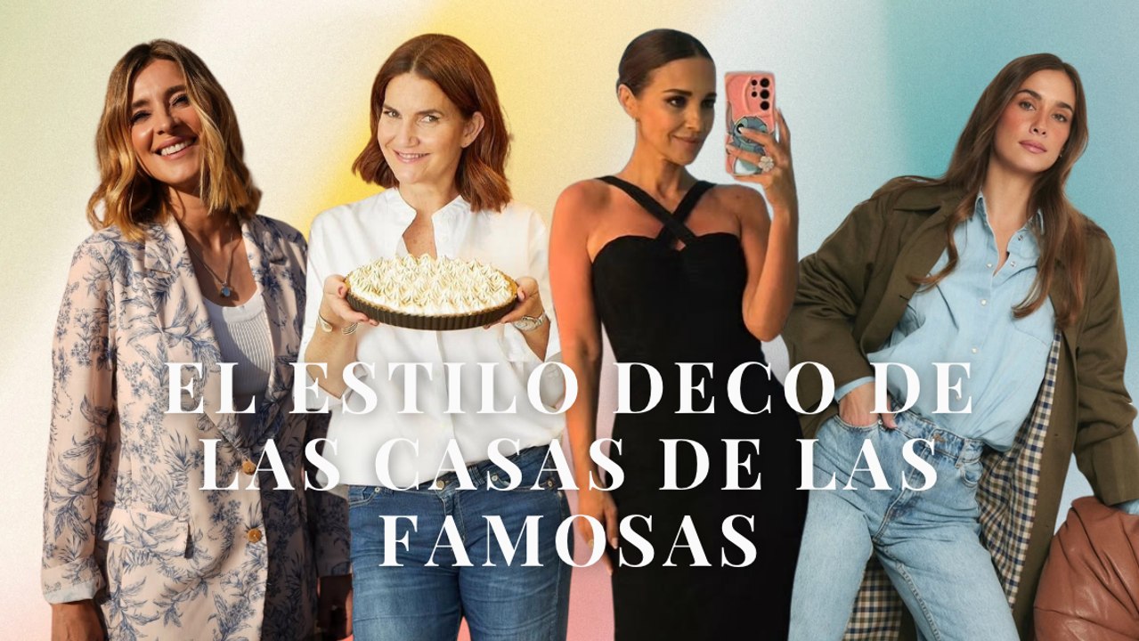 El estilo deco de las casas de las famosas