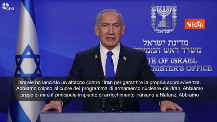Israele attacca Iran, Netanyahu: "In gioco la nostra sopravvivenza, non avevamo scelta"