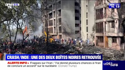 Crash du Boeing en Inde: une des deux boîtes noires de l'avion retrouvée