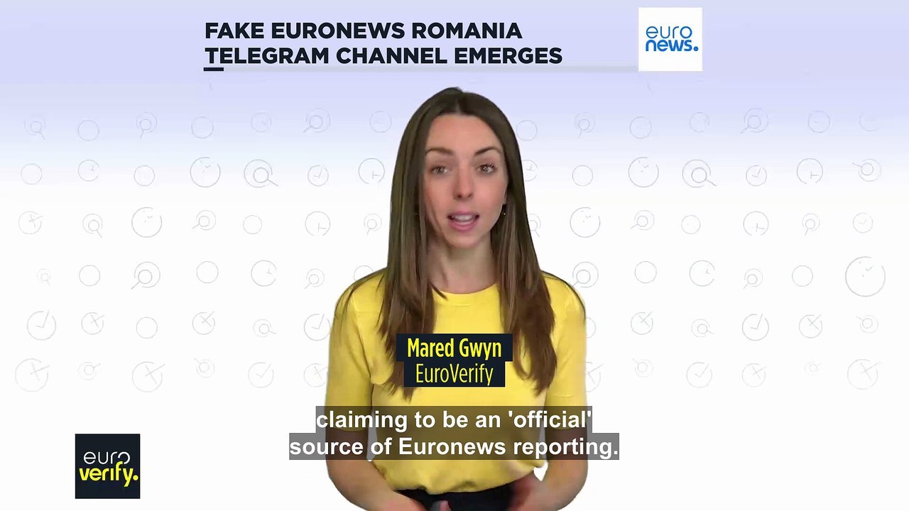 Fake Euronews Telegram channel spreads false claims about Romanian and Moldovan leaders