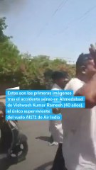 El pasajero 11A, único superviviente del accidente aéreo en la India