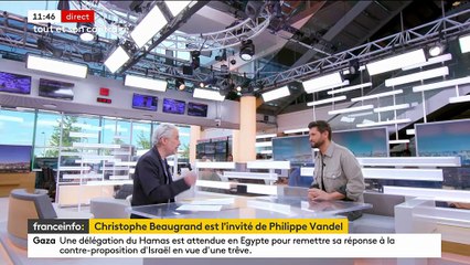 Christophe Beaugrand évoque Secret Story 2025 sur franceinfo