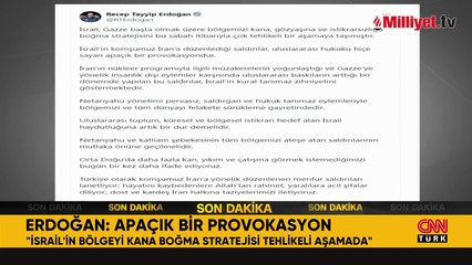 İsrail'in İran'ı vurmasıyla ilgili Cumhurbaşkanı Erdoğan'dan ilk açıklama