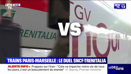 Le match entre la SCNF et Trenitalia pour rejoindre Paris et Marseille en train