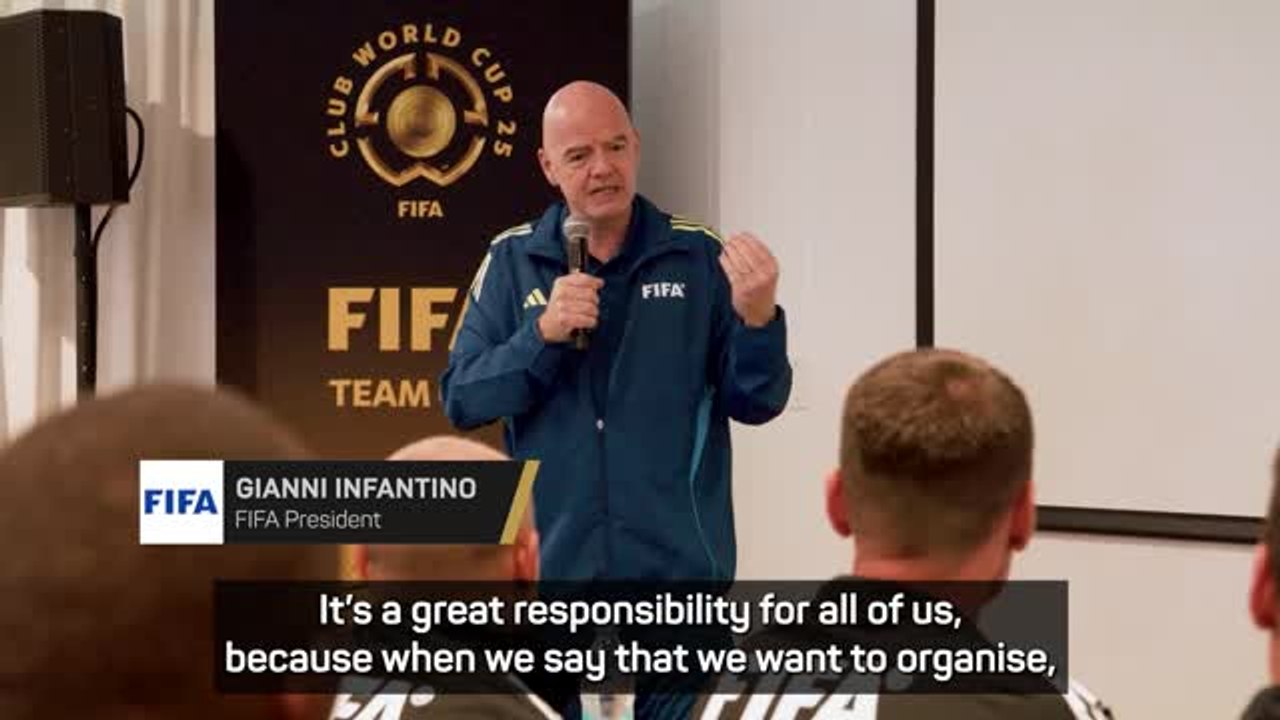 Infantino confident of refereeing 'excellence' at Club World Cup