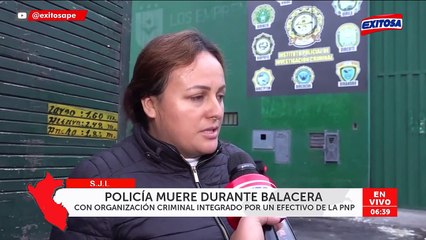 SJL: Policía es asesinado a balazos al intervenir a presuntos delincuentes, uno de ellos era su colega