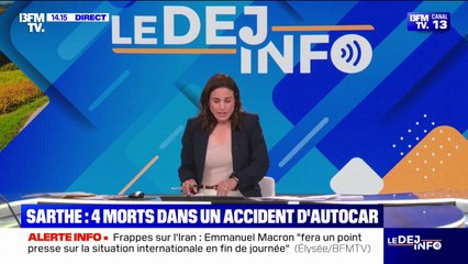 Sarthe: 4 personnes sont mortes dans un accident de car sur l'A81