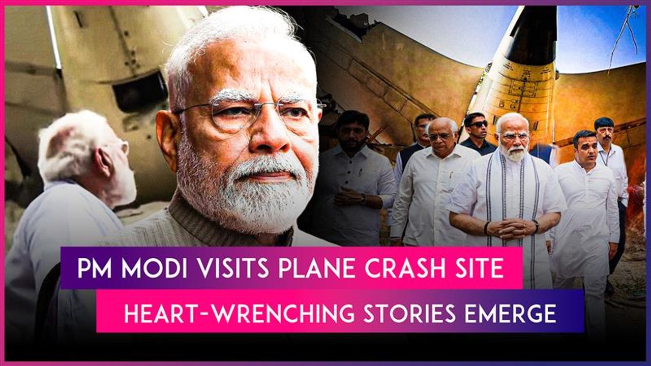 Ahmedabad Plane Crash: Modi Visits Crash Site, Meets Injured Victims; Heart-Breaking Stories Emerge