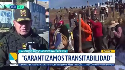 Hay 14 bloqueos en el país y Policía asegura que se continuará con operativos hasta que no quede ninguno