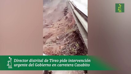 Director distrital de Tireo pide intervención urgente del Gobierno en carretera Casabito