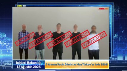 5 Aranan Suçlu Gürcistan’dan Türkiye’ye İade Edildi
