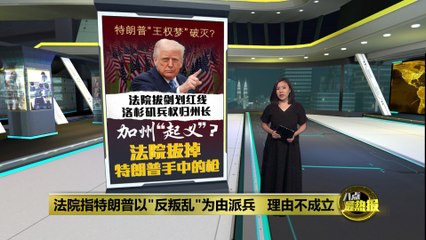 特朗普绕过州长调动国民警卫队被判违法，权力争夺升级🇺🇸