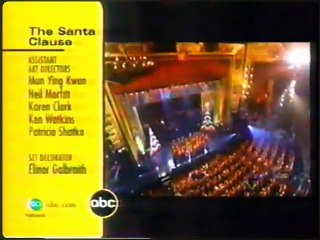 The Santa Clause ABC Split Screen Credits
