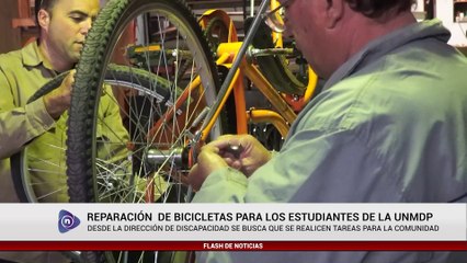 REPARACIÓN  DE BICICLETAS PARA LOS ESTUDIANTES DE LA UNMDP