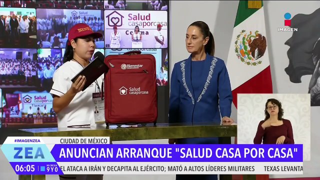 Claudia Sheinbaum encabeza el arranque del programa Salud casa por casa