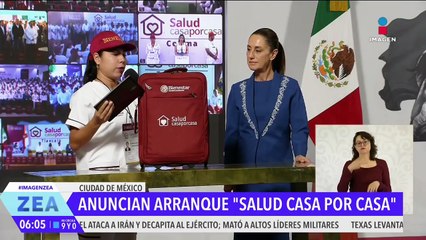 Claudia Sheinbaum encabeza el arranque del programa Salud casa por casa