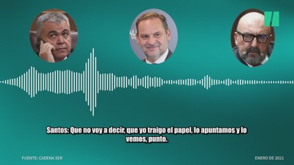 Escucha los audios de Koldo, Santos Cerdán y Ábalos del informe de la UCO