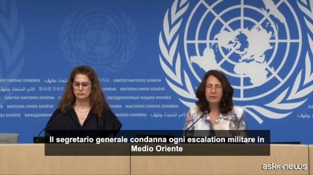 OK +++ Onu chiede massima moderazione dopo attacchi israeliani contro Iran