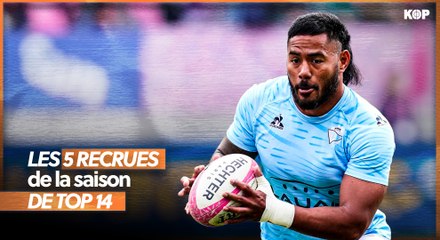 🔥 Notre top 5 des recrues de Top 14